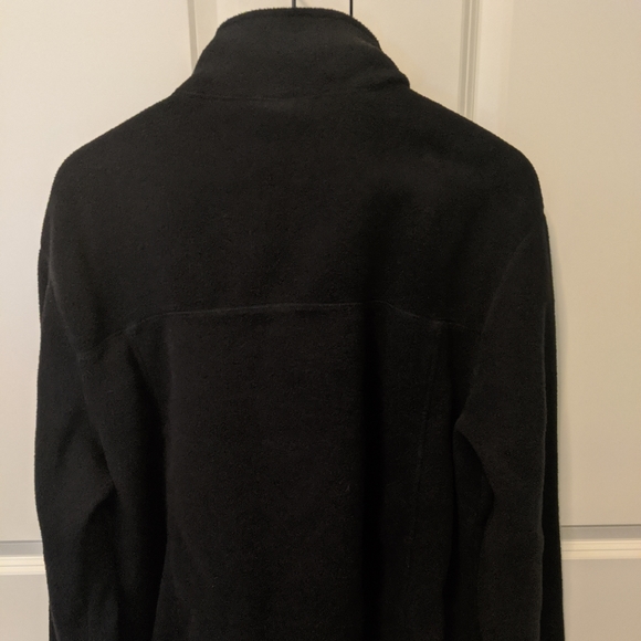 👣LL Bean Black Polartec Fleece Full Zip Jacket 2XL - Picture 2 of 5
